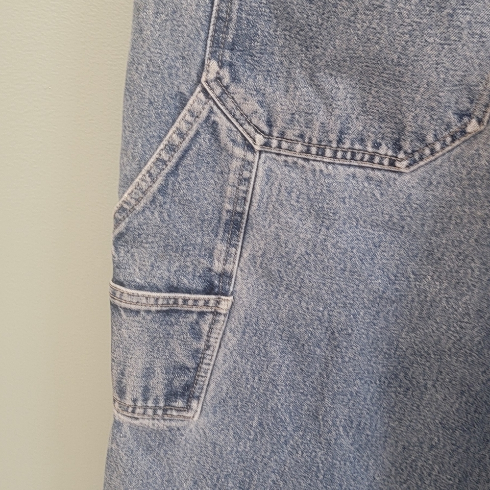 Vintage Fubu Y2k 90s Distressed Cargo Mens Streetwear Jeans Size 33/34 - Picture 11 of 15